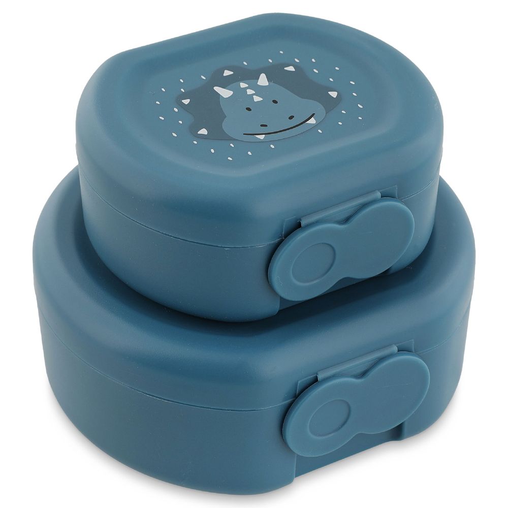 Trixie - Snack Box With Clip - 2 Pcs - Mr. Triceratops