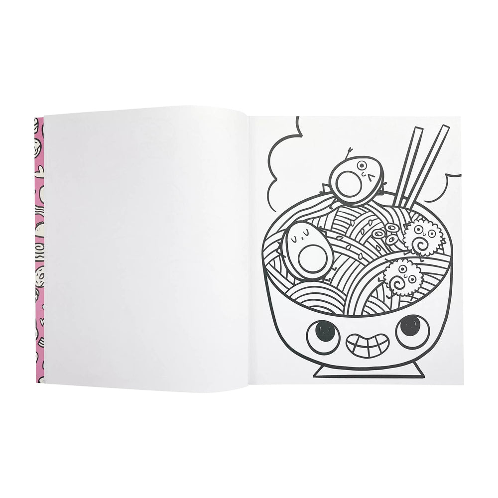 كتاب Color-In Book: Happy Snacks