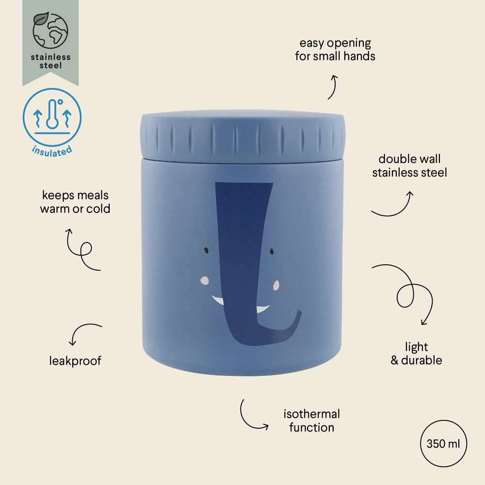 Trixie - Insulated Food Jar 350ml - Mrs. Elephant
