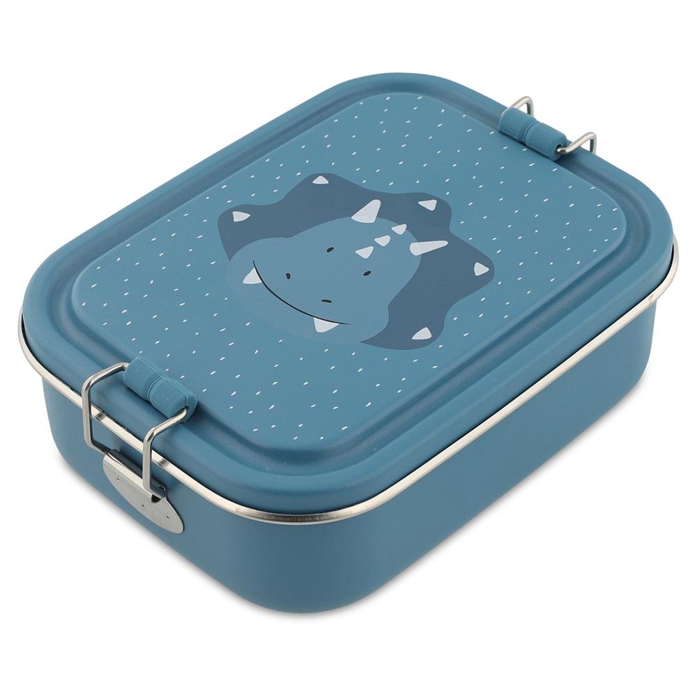 Trixie -  Mr. Triceratops Lunch Box - Blue - Small