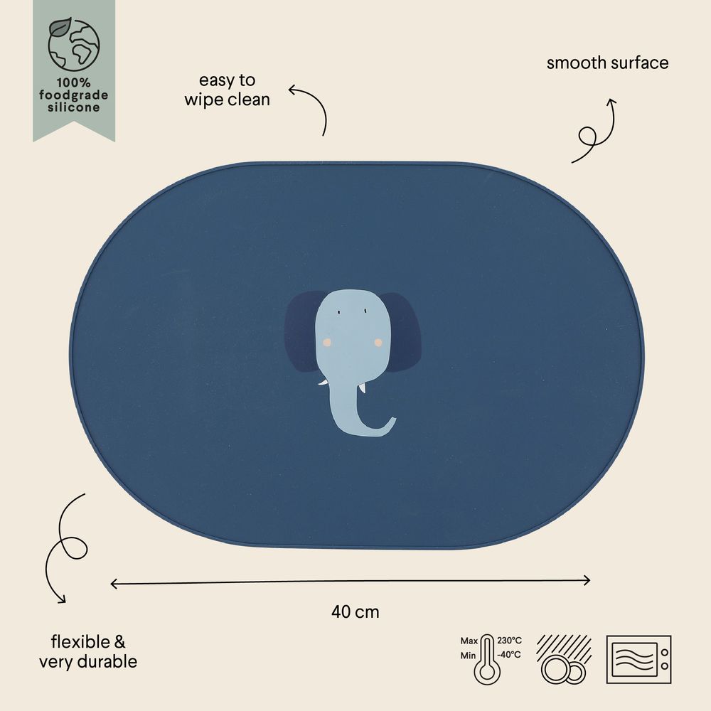 Trixie - Silicone Placemat - Mrs. Elephant