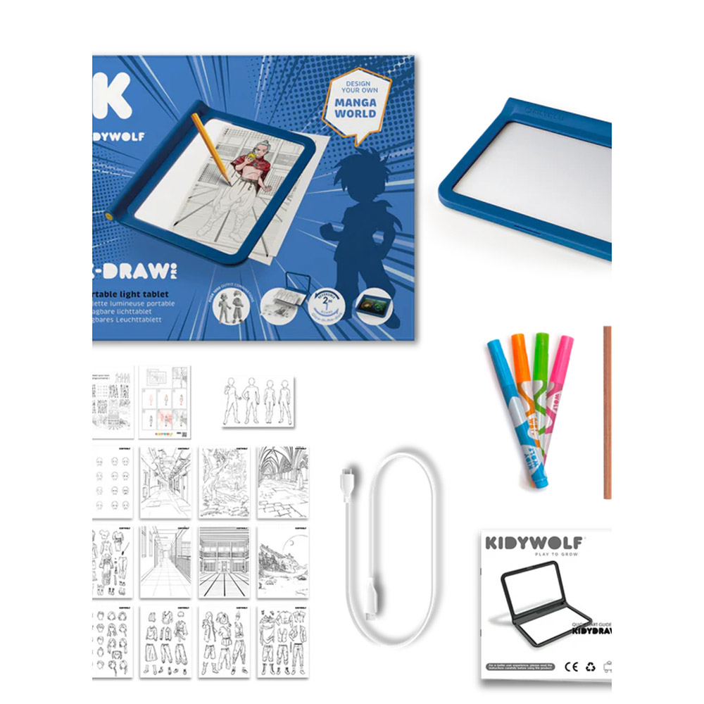 كيدي وولف - جهاز رسم كيدرو برو مضاء - مانغا