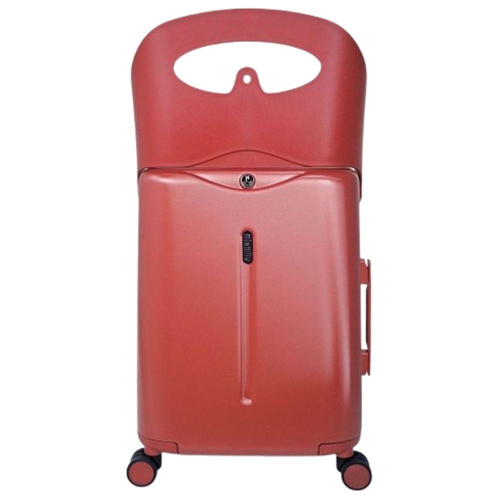 Miamily Carry-On Luggage Trolley Bag - Maroon Red - 18-Inch
