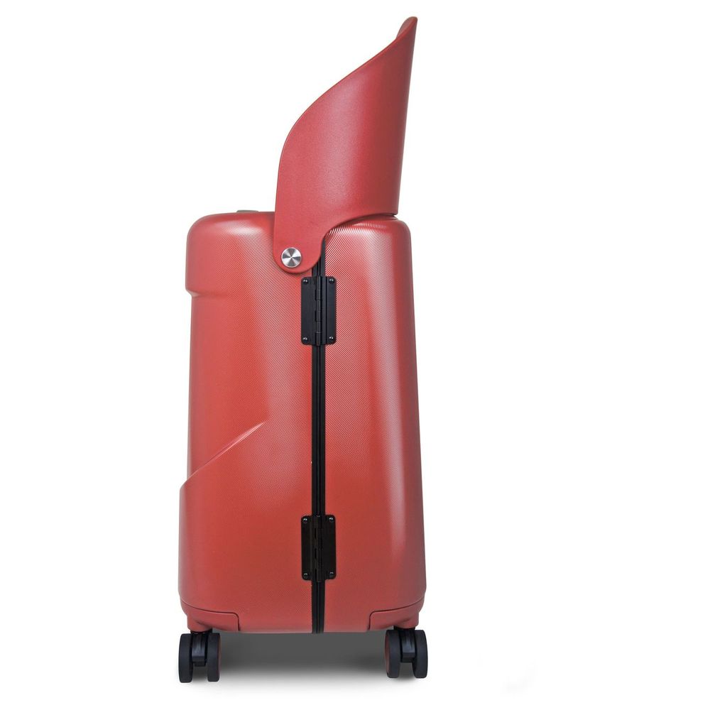 Miamily Carry-On Luggage Trolley Bag - Maroon Red - 18-Inch