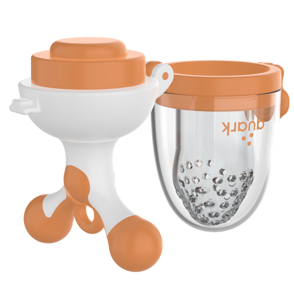 Quark Fruuti Silicone Fruit Feeder - Orange