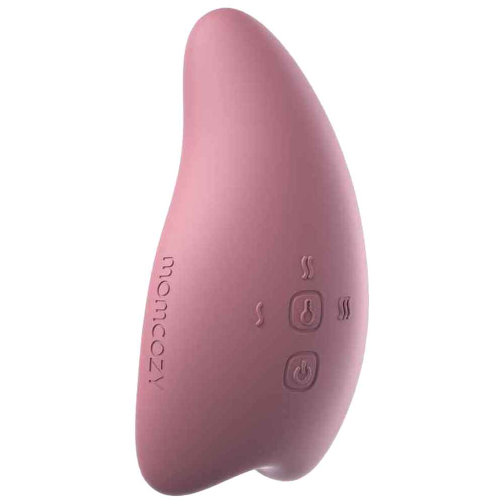 موم كوزي - جهاز تدليك الثدي الدافئ 2 في 1 للرضاعة - وردي