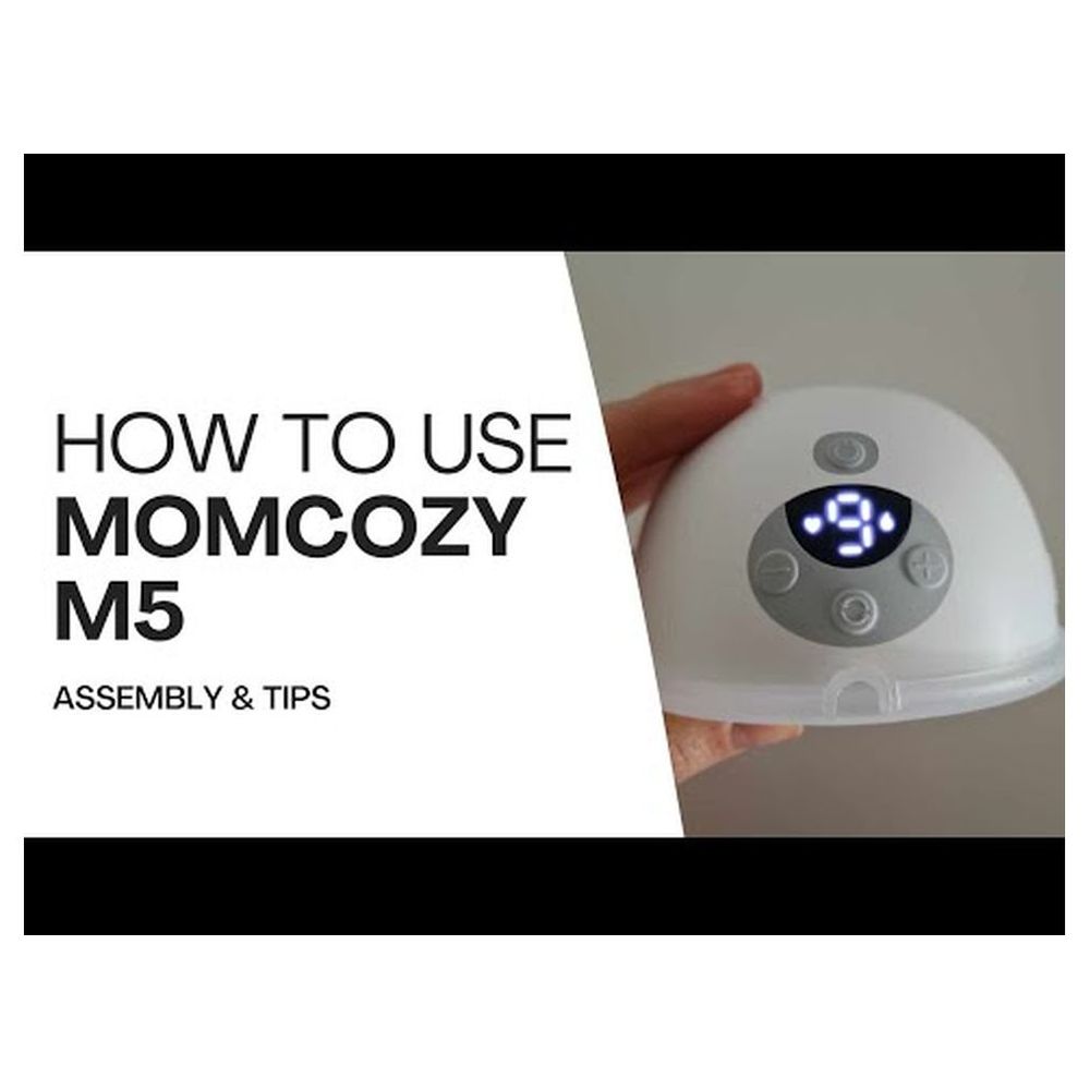 موم كوزي - شفاط حليب كهربائي دون استخدام اليدين أم5 - رمادي