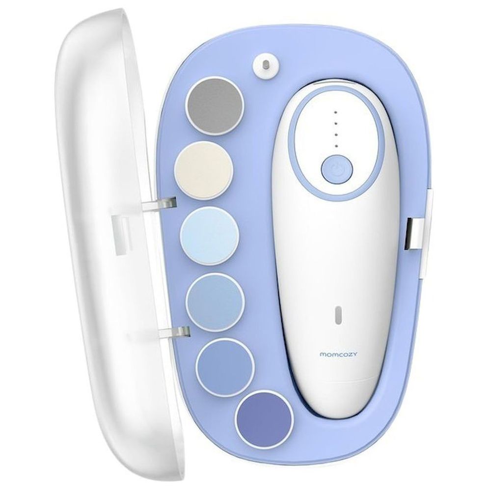 موم كوزي - مجموعة مبرد أظافر كهربائي للأطفال - أزرق