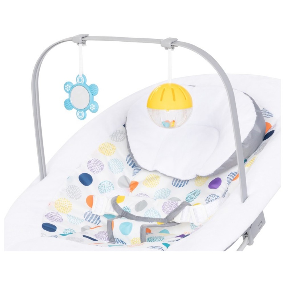 بيبي تريند - كرسي هزاز ماي فيرست روكر 2 سمارت ستيبس - أبيض أوربيت