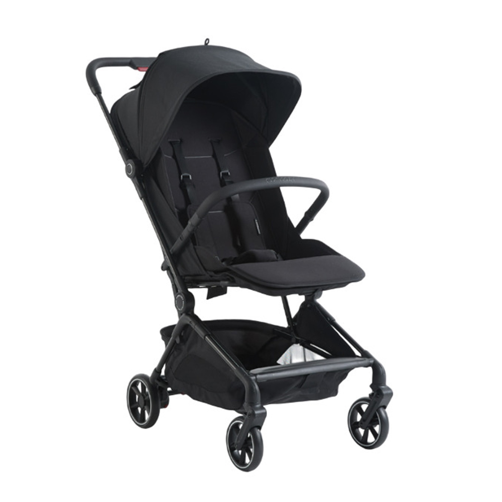 موم كوزي - عربة أطفال قابلة للطي بيد واحدة وبنقرة واحدة - أسود