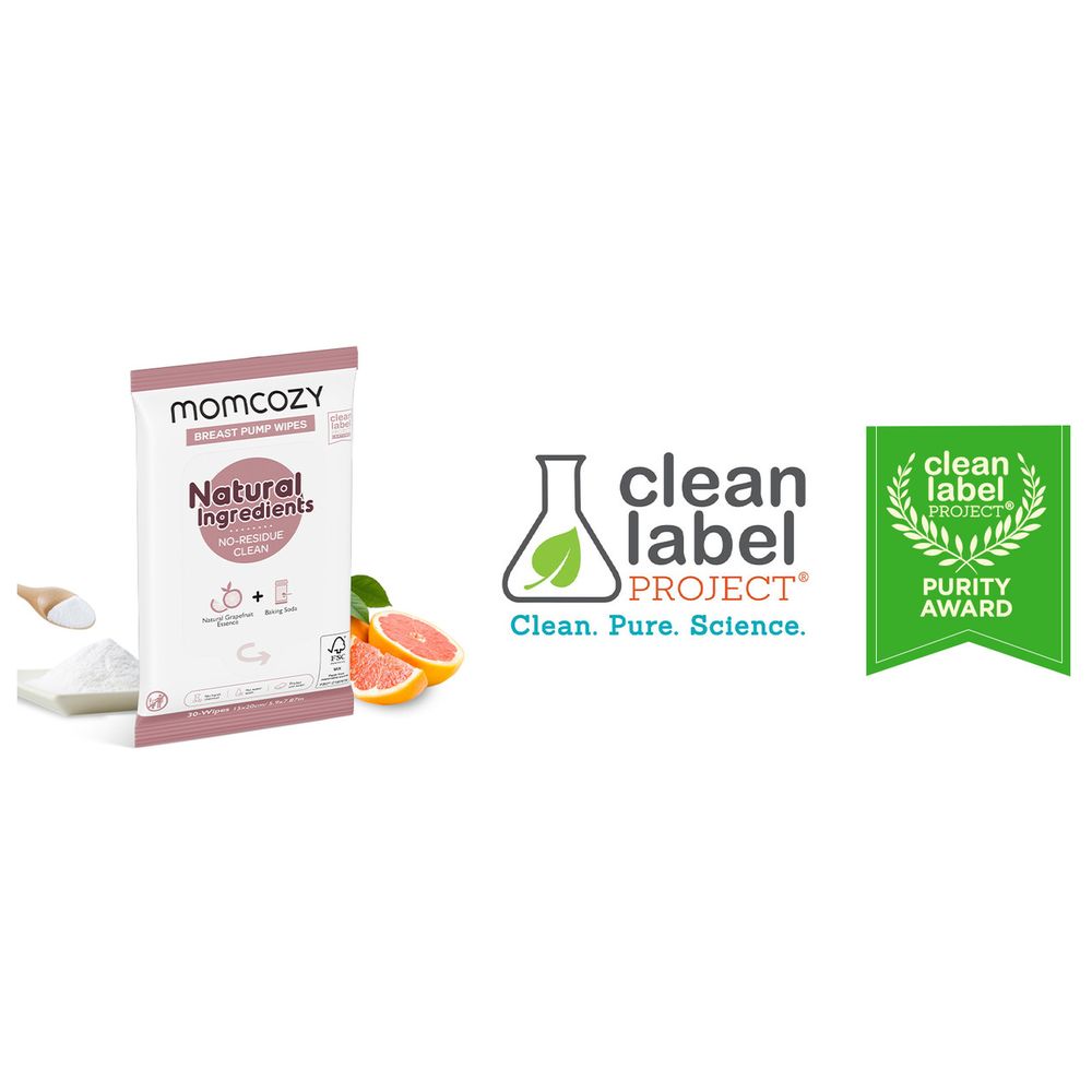 موم كوزي - مناديل طبيعية لشفاط الحليب - 30 قطعة