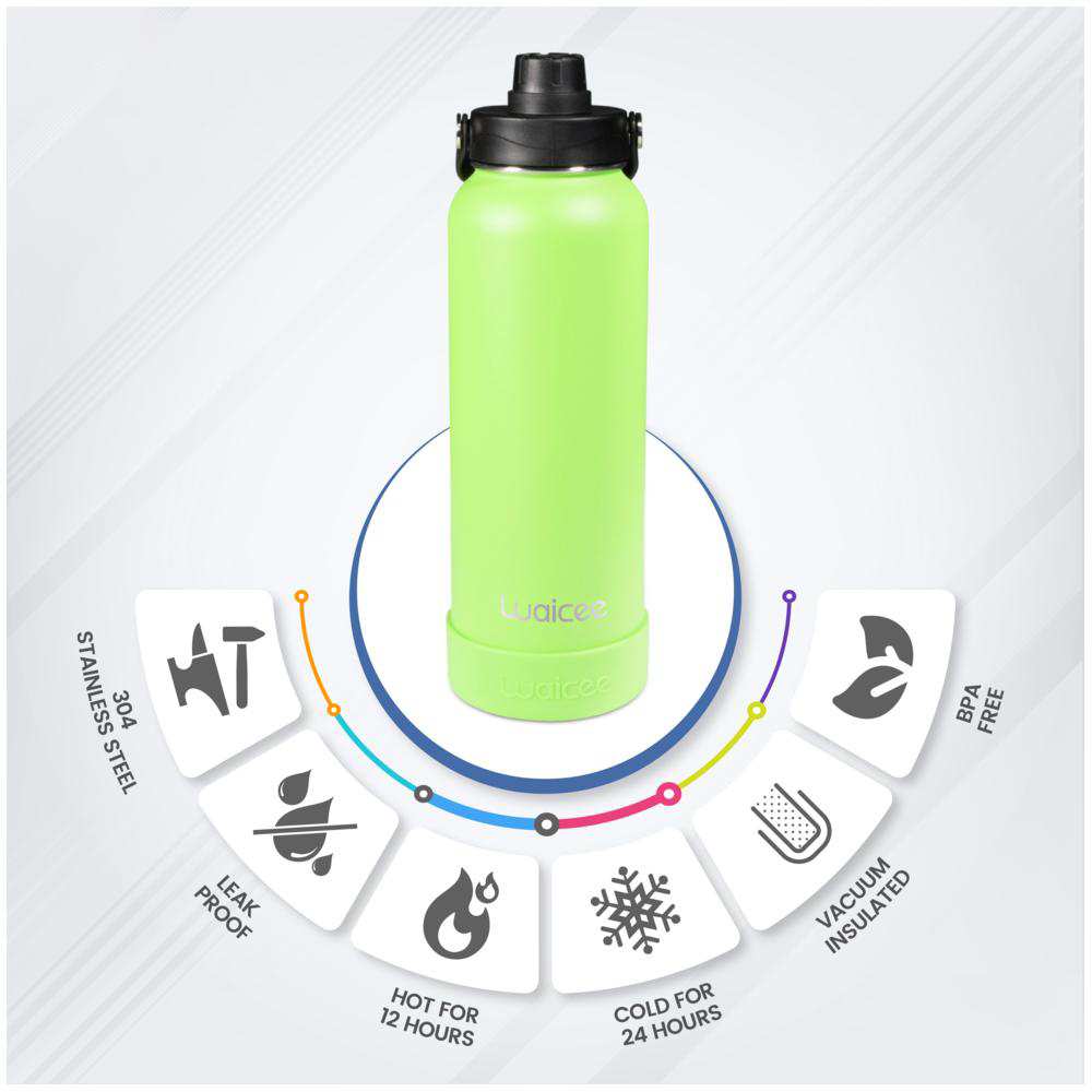Waicee - Lime Fizz Reusable Bottle - 21oz/620ml