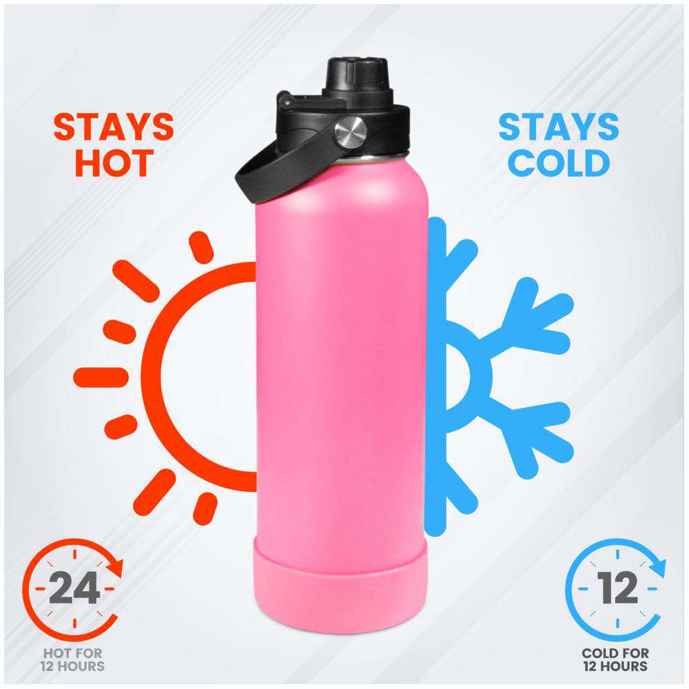 Waicee - Punchy Pink Reusable Bottle - 32oz/950ml