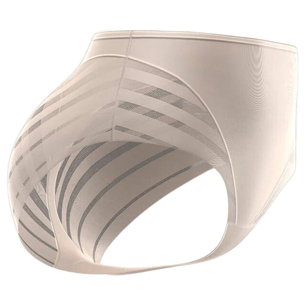 Mums & Bumps - Leonisa - Lace Stripe Undetectable Classic Shaper Panty - Nude