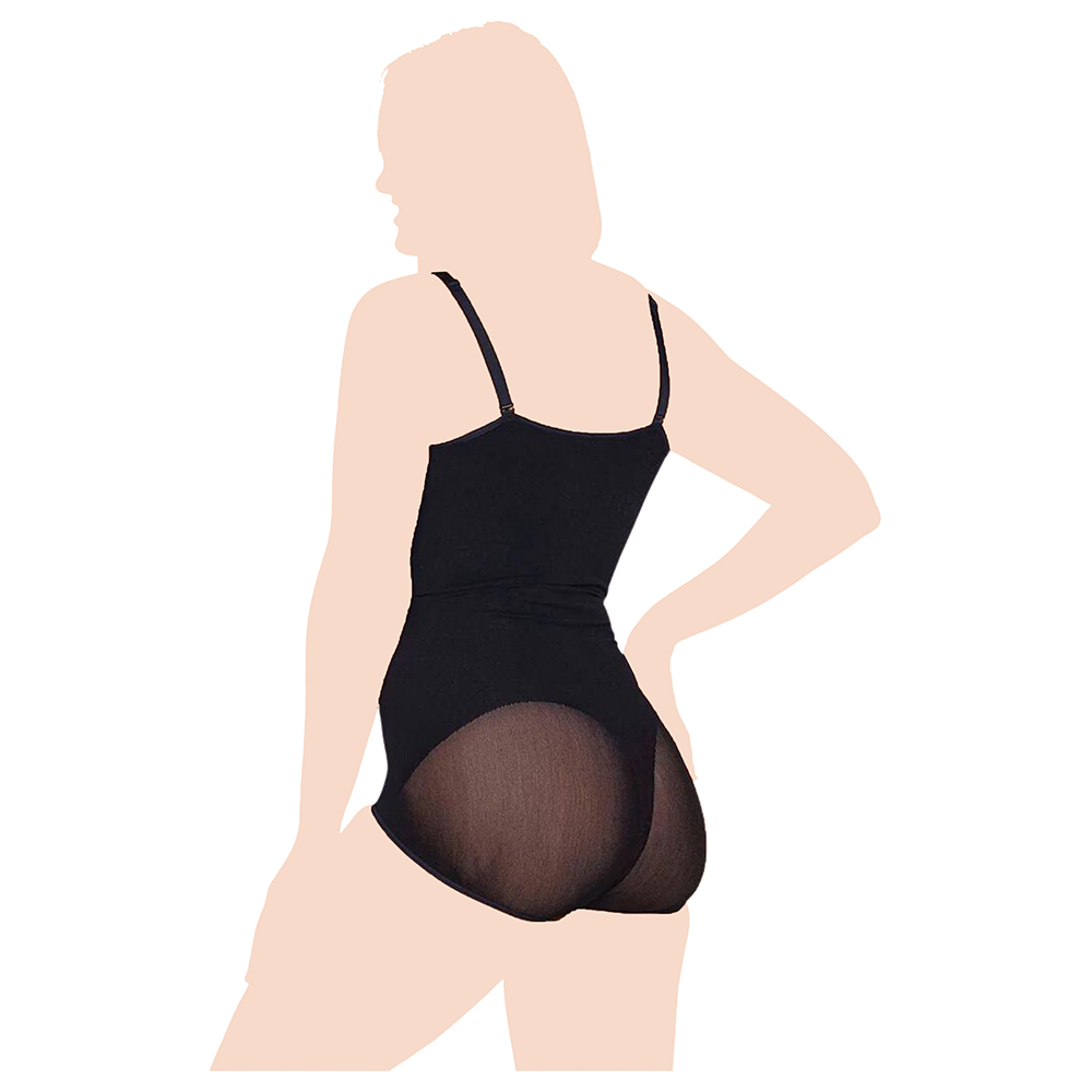 Mums & Bumps - Leonisa - Invisible Bodysuit Shaper With Targeted Compression - Black