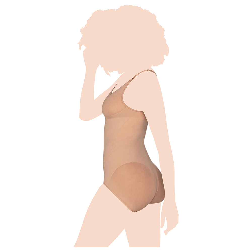 Mums & Bumps - Leonisa - Invisible Bodysuit Shaper With Targeted Compression - Nude