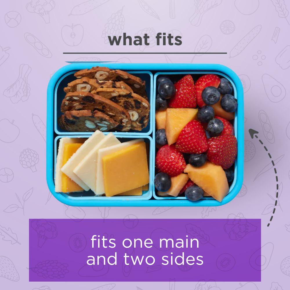 Lunchbots - Medium Build-A-Bento - Ocean Blue