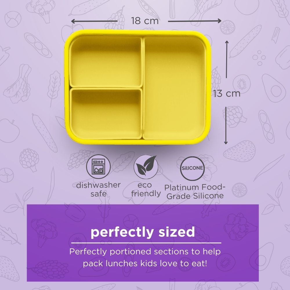 Lunchbots - Medium Build-A-Bento - Yellow