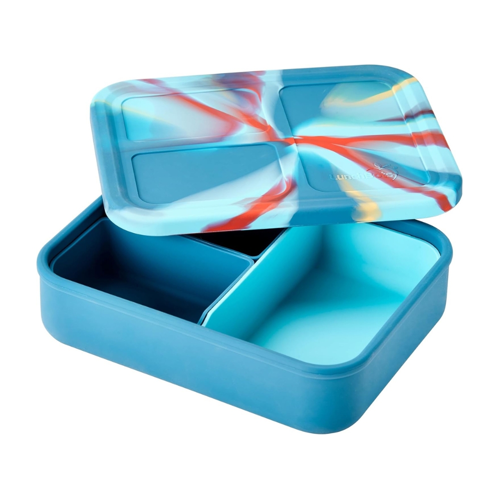 Lunchbots - Large Build-A-Bento - Octopus Blue