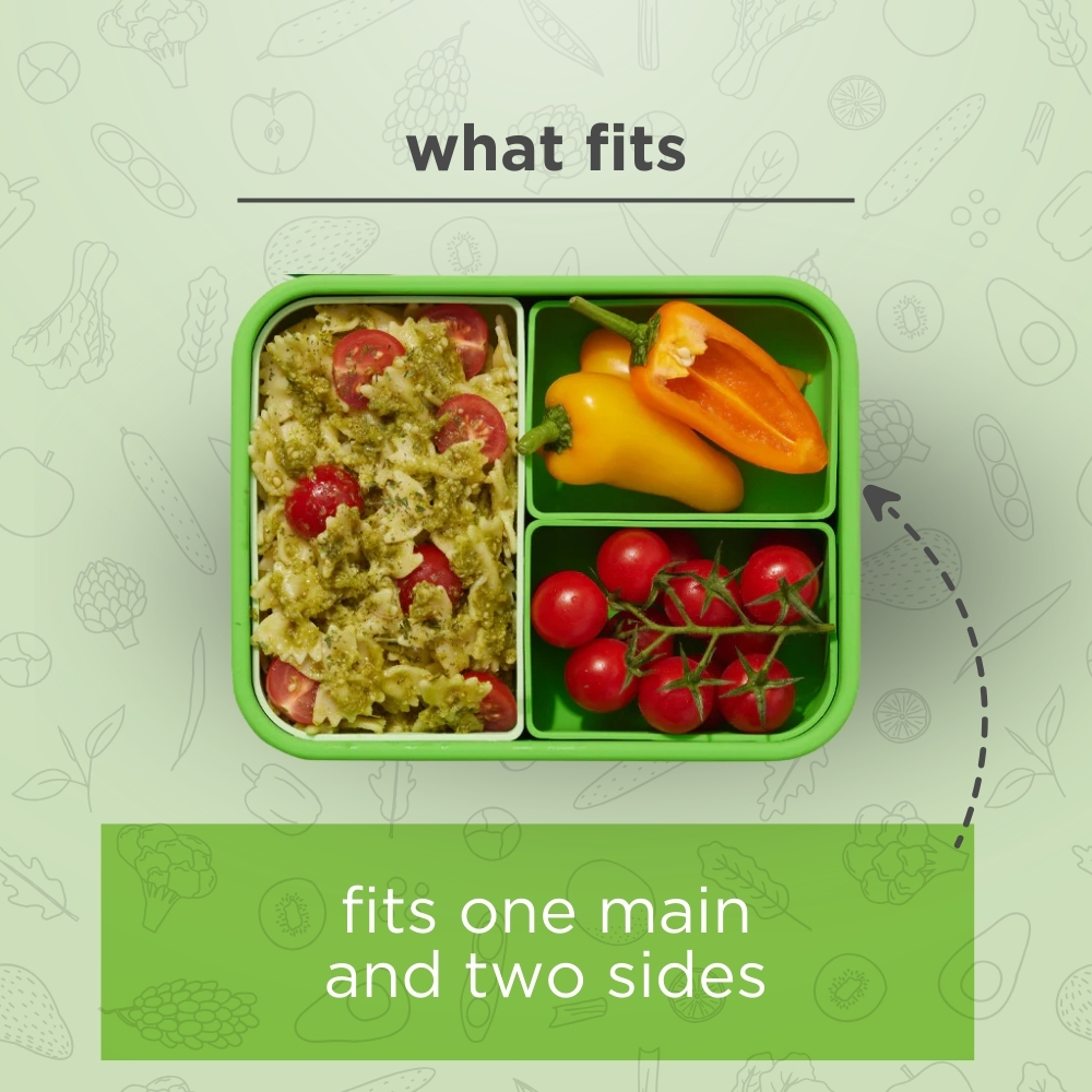 Lunchbots - Large Build-A-Bento - Sea Turtle - Green