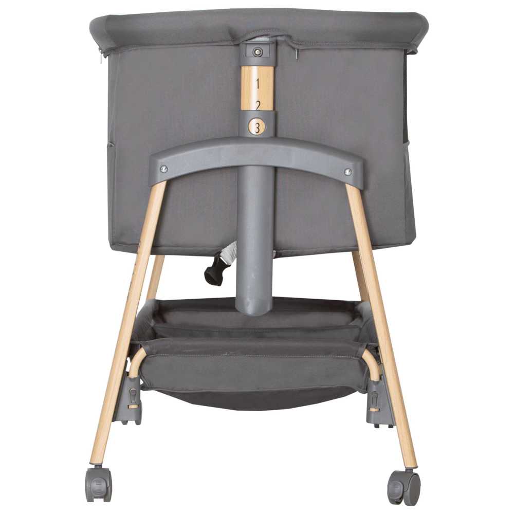 Asalvo - 2-In-1 Mini Cot & Co-Sleep Crib - Smart - Grey