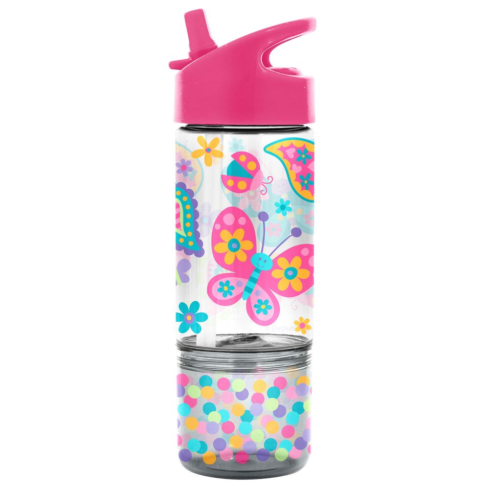 Stephen Joseph - Sip And Snack Bottle - Butterfly - 454ml