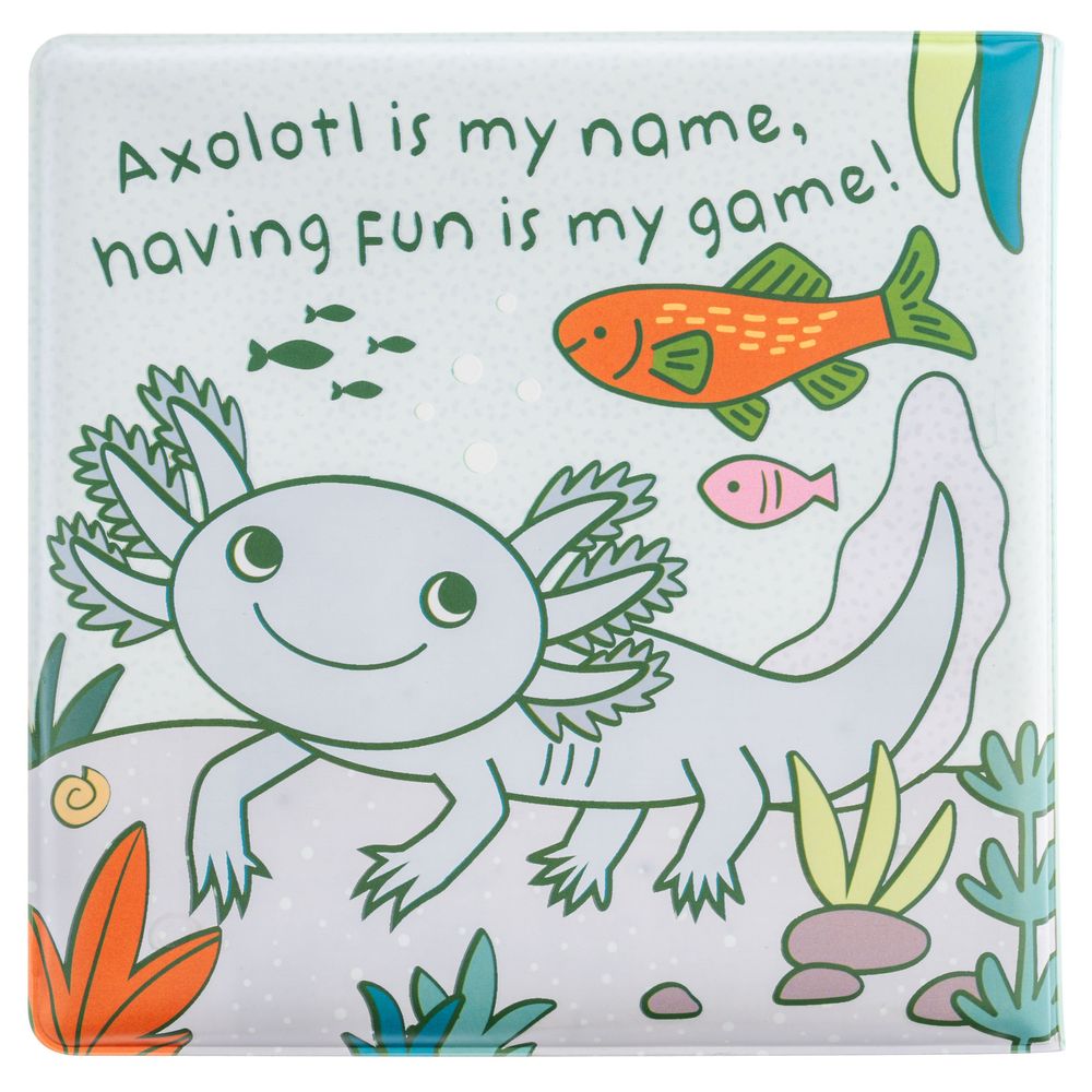 Stephen Joseph - Color-Changing Bath Book - Axolotl