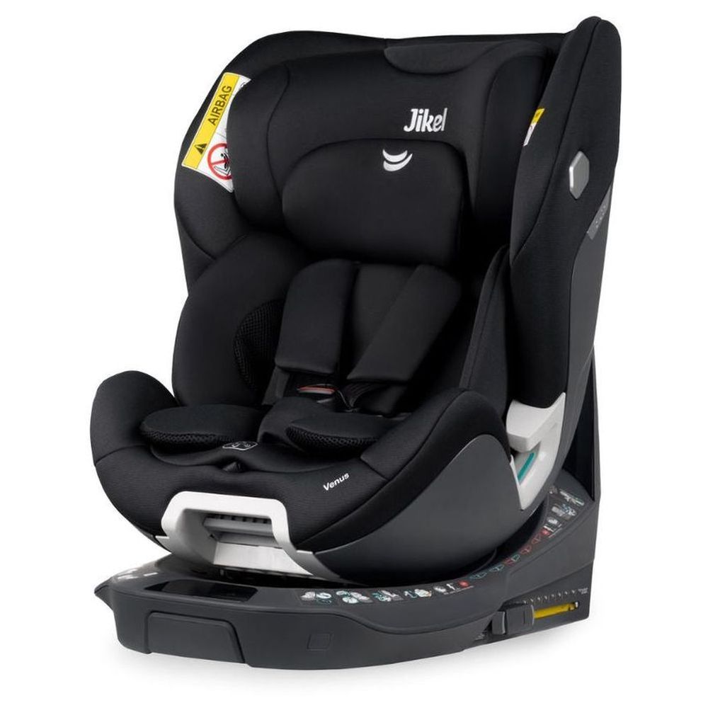 Jikel - Venus 360 I-Size Ventilated IsoFix Car Seat - Black