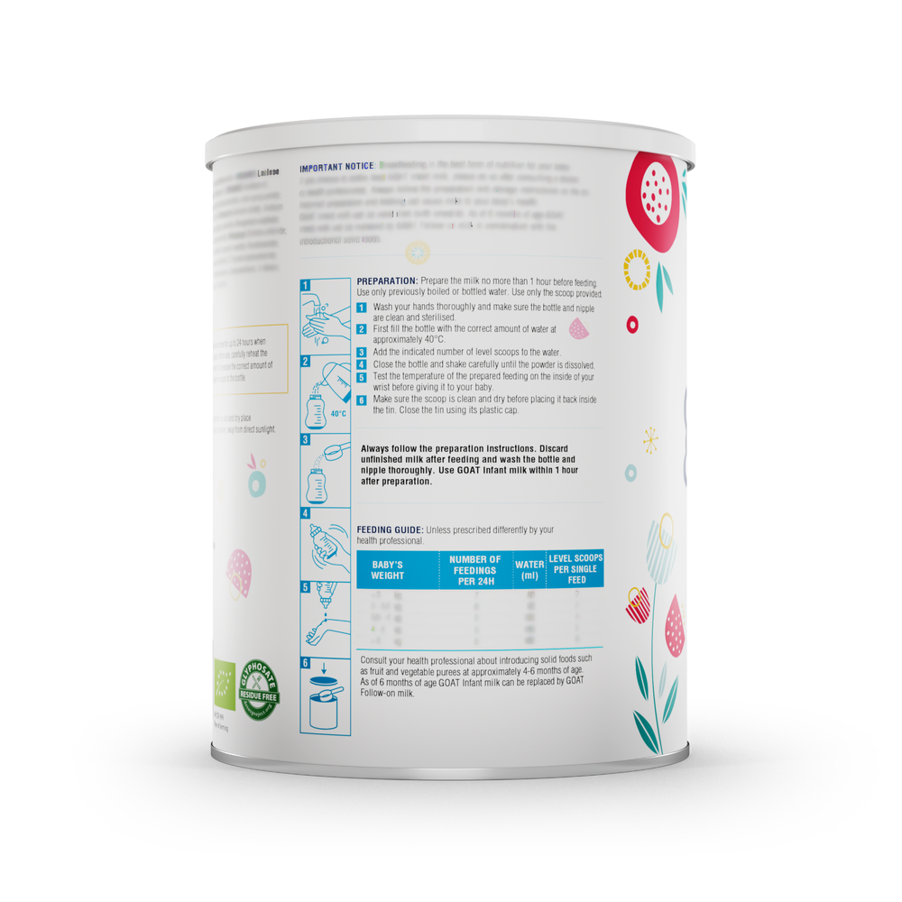 Jovie - Organic Goat Infant Milk Stage (1) - 400g - Twin Pack