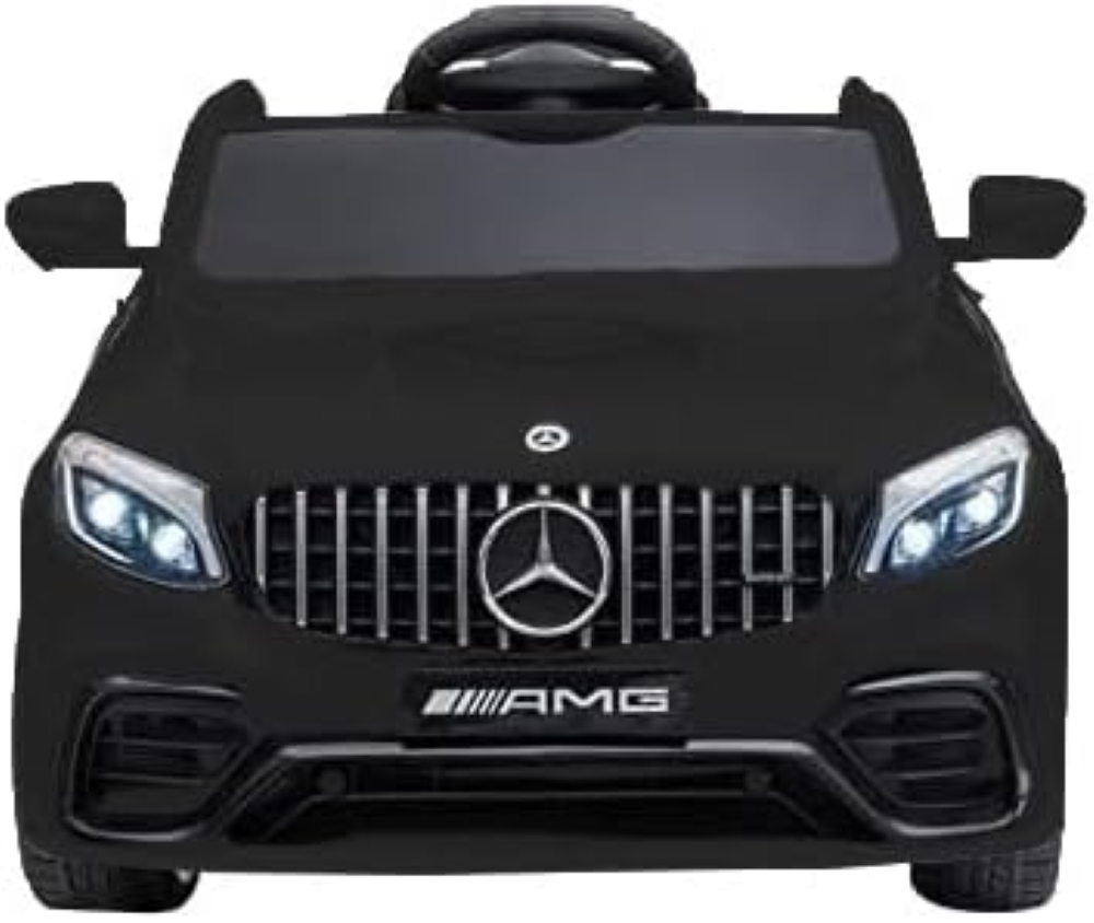 فاكتشوال تويز - سيارة مرسيدس AMG Glc 63S للأطفال - 12 فولت - أسود مطفي