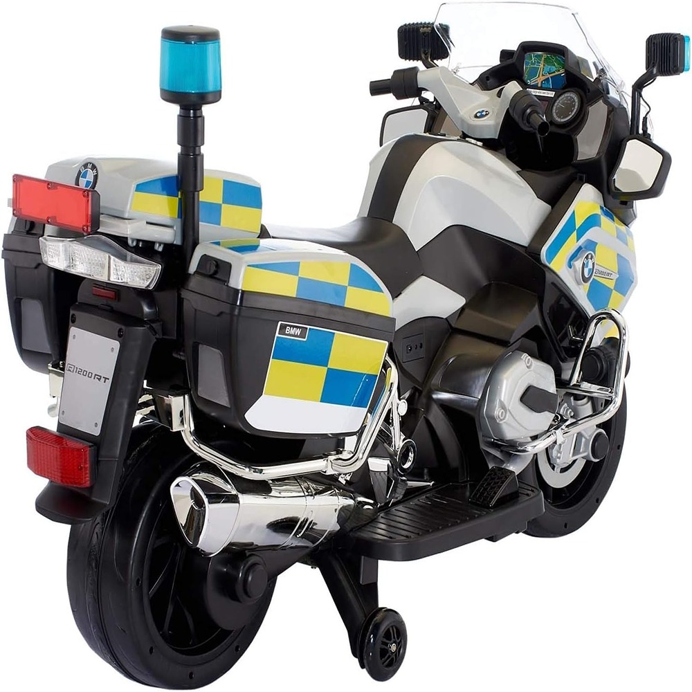 BMW Kids Police Electric Motorcycle 12V - Grey