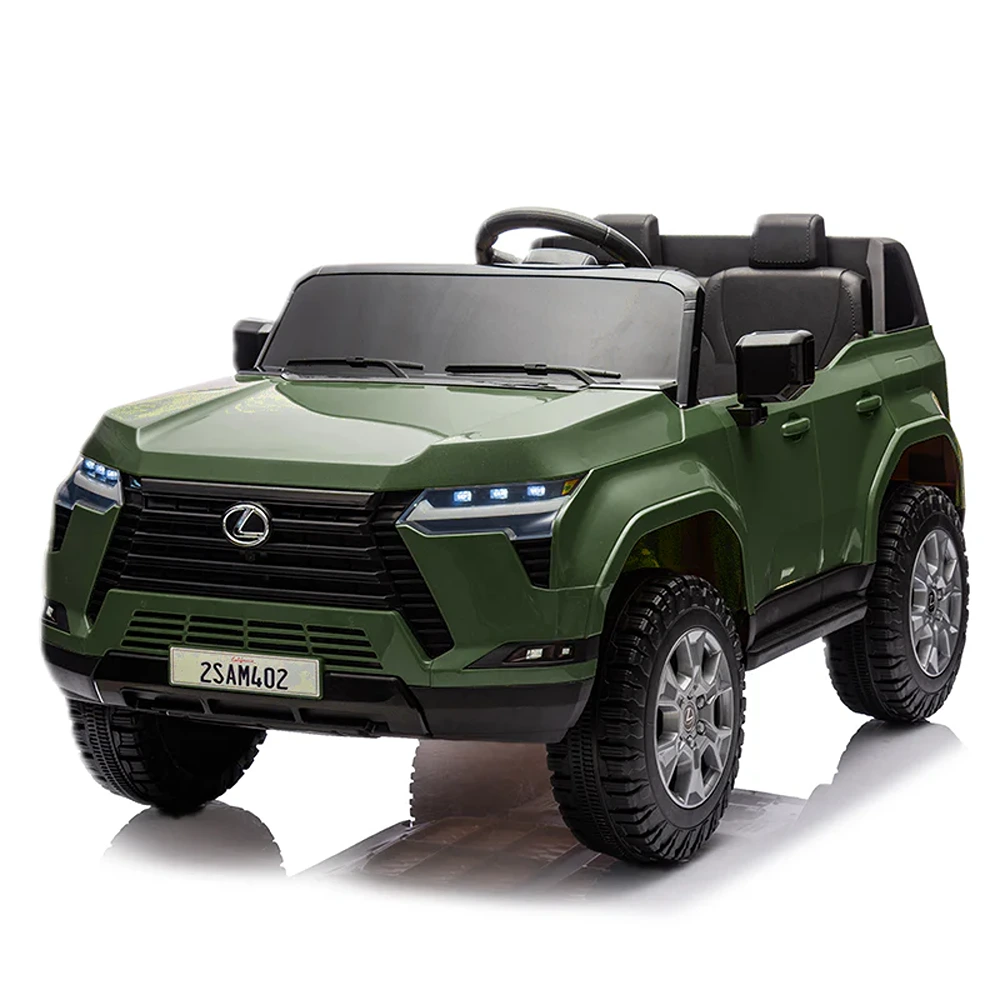 Factual Toys - Kids Ride On Car With Remote Control 12V - Green