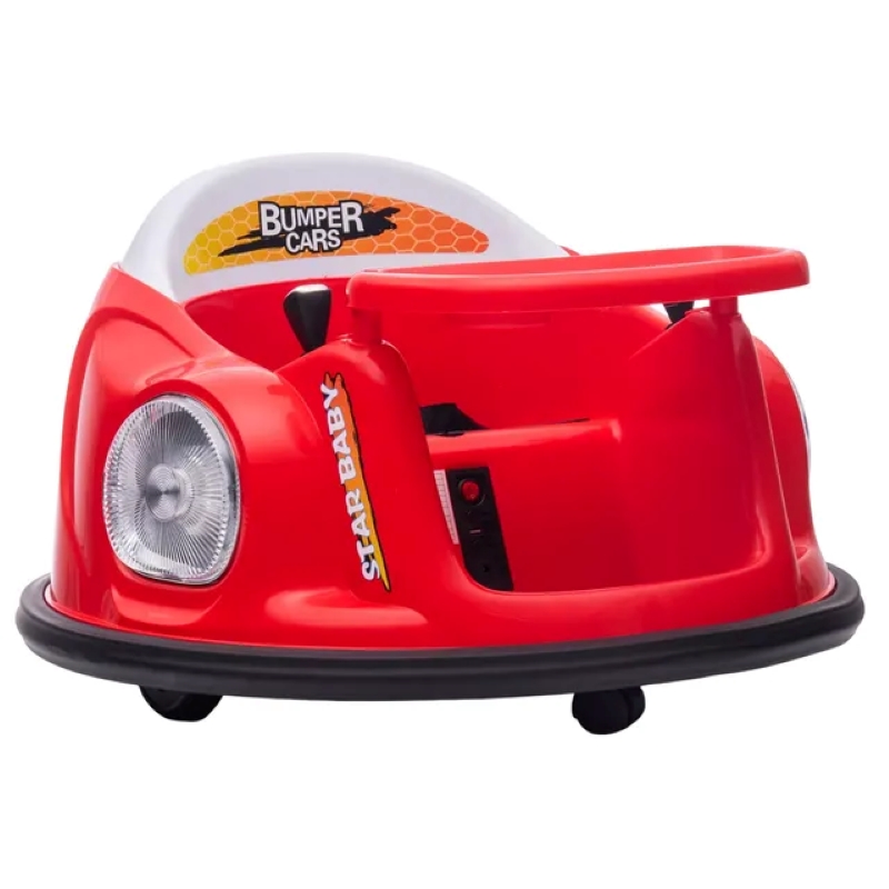 Factual Toys - Kids Electric Bumper Ride-On Car - 6V - Red