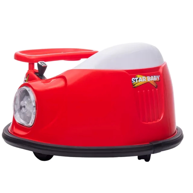 Factual Toys - Kids Electric Bumper Ride-On Car - 6V - Red