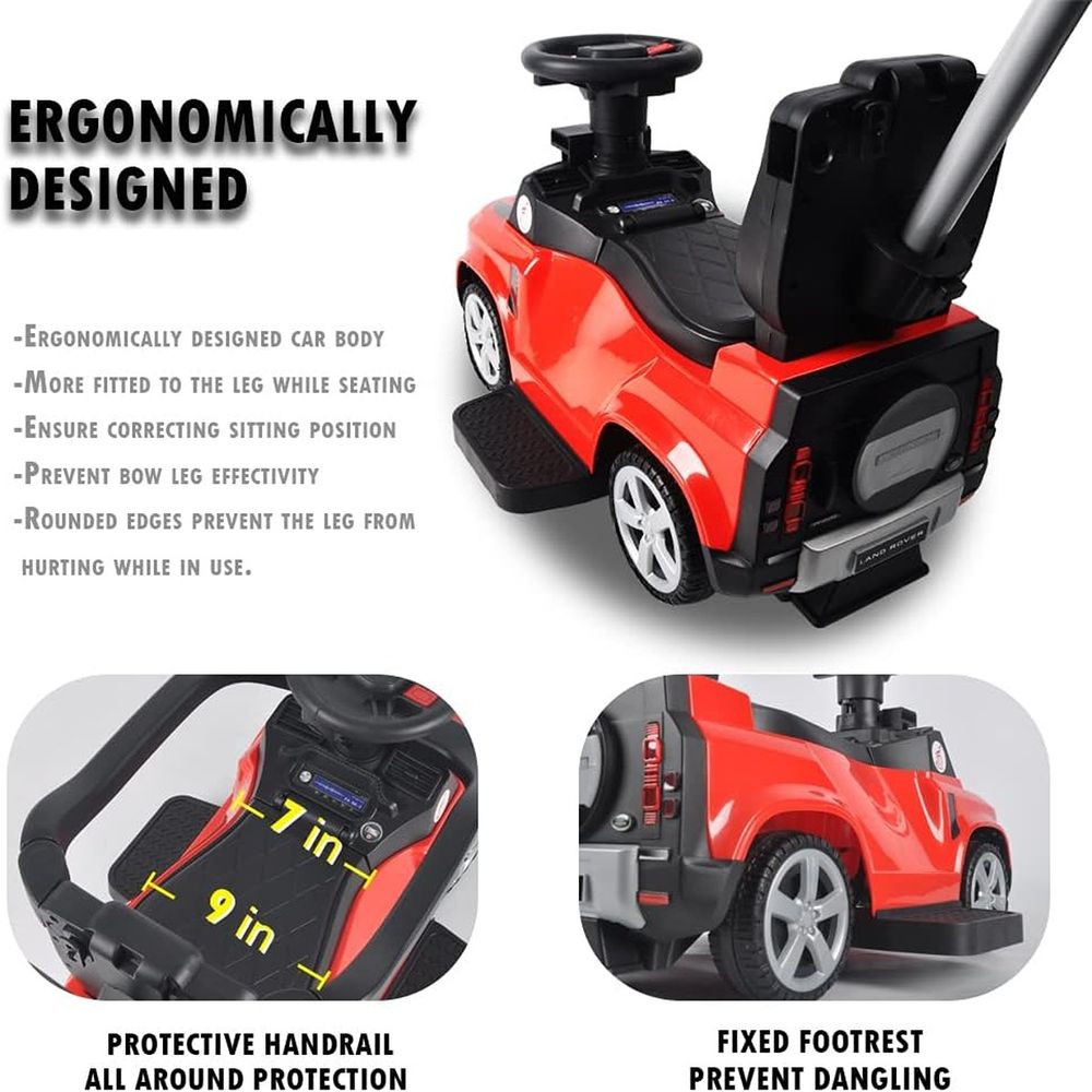 Factual Toys - Land Rover Defender 90 Push Car - Red