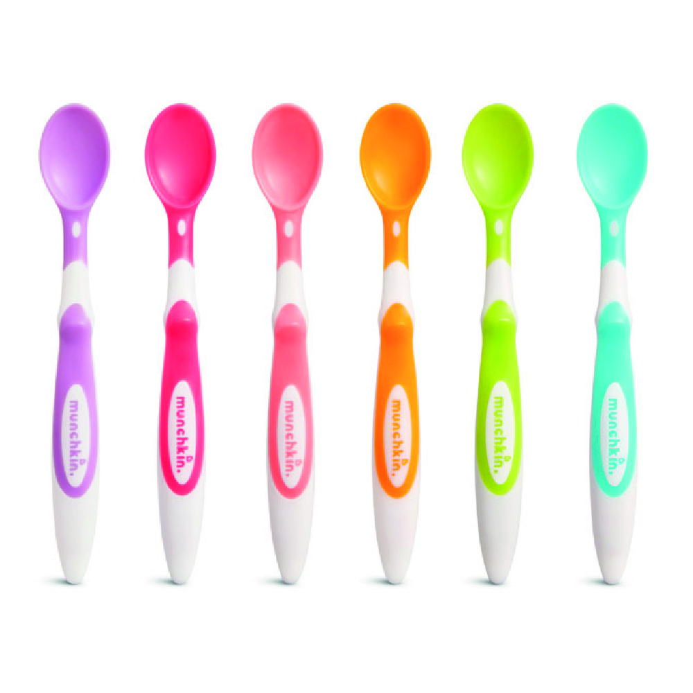 Munchkin - Soft-Tip Infant Spoons - Pack of 6 - 3m+