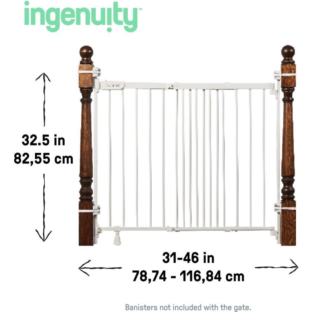 إنجينويتي - بوابة حماية الأطفال ستيرواي سلسلة 46W - أبيض