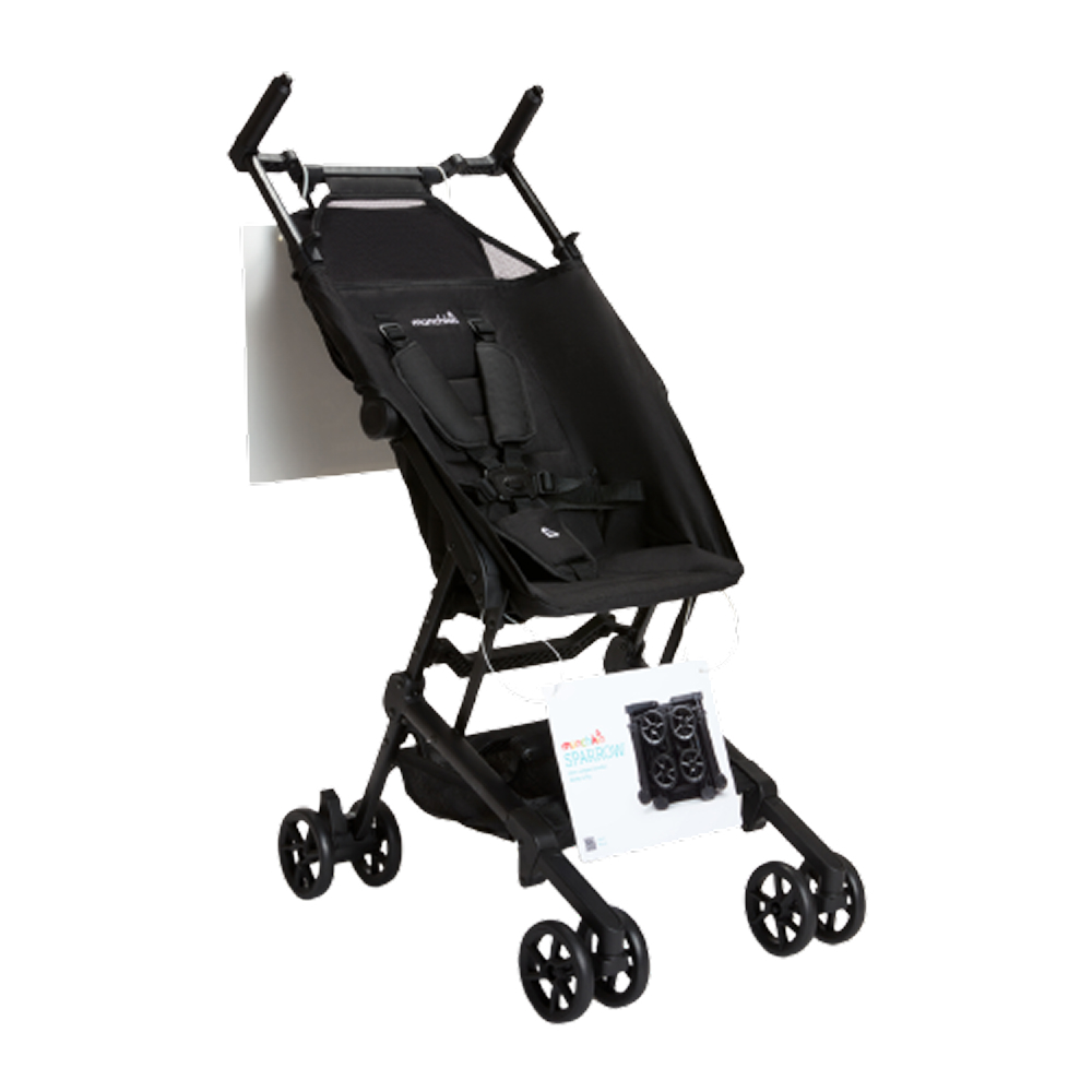 Munchkin - Sparrow Ultra Compact Lightweight Stroller - Black