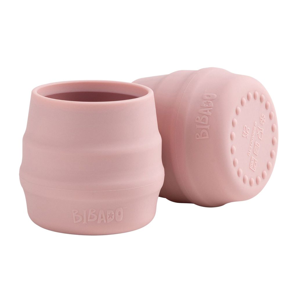 Bibado - Sippit Silicone Training Cup Set - Blush - 2 Pcs - 35ml