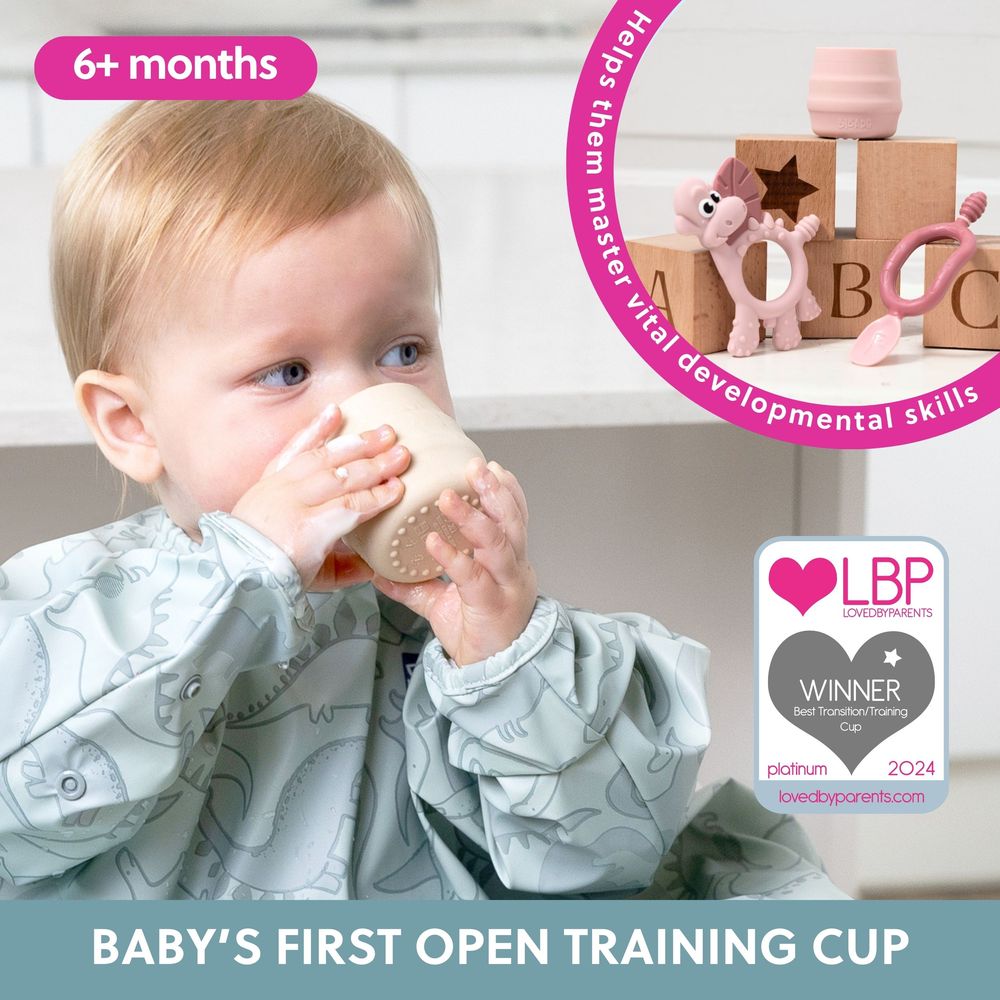 Bibado - Sippit Silicone Training Cup Set - Fawn - 2 Pcs - 35ml