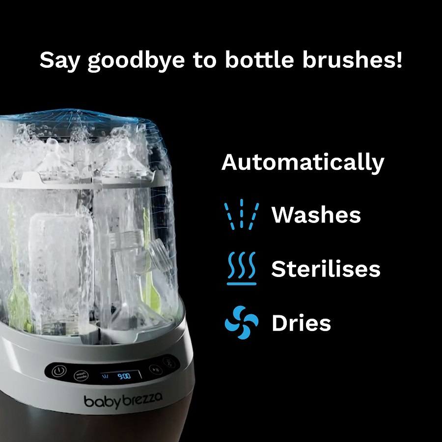 Baby Brezza - Pro Bottle Washer - Black