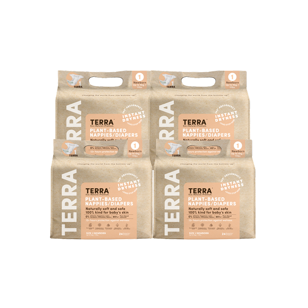 تيرا - حفاضات حديثي الولادة - عدد 4 - 24 حفاض