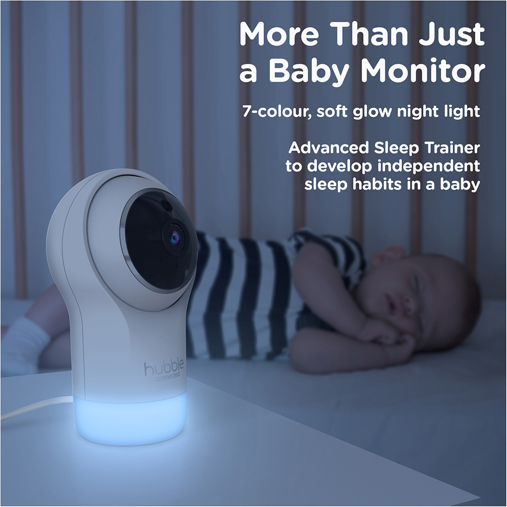 Hubble - Connected Nursery Pal Glow And Enhanced - White