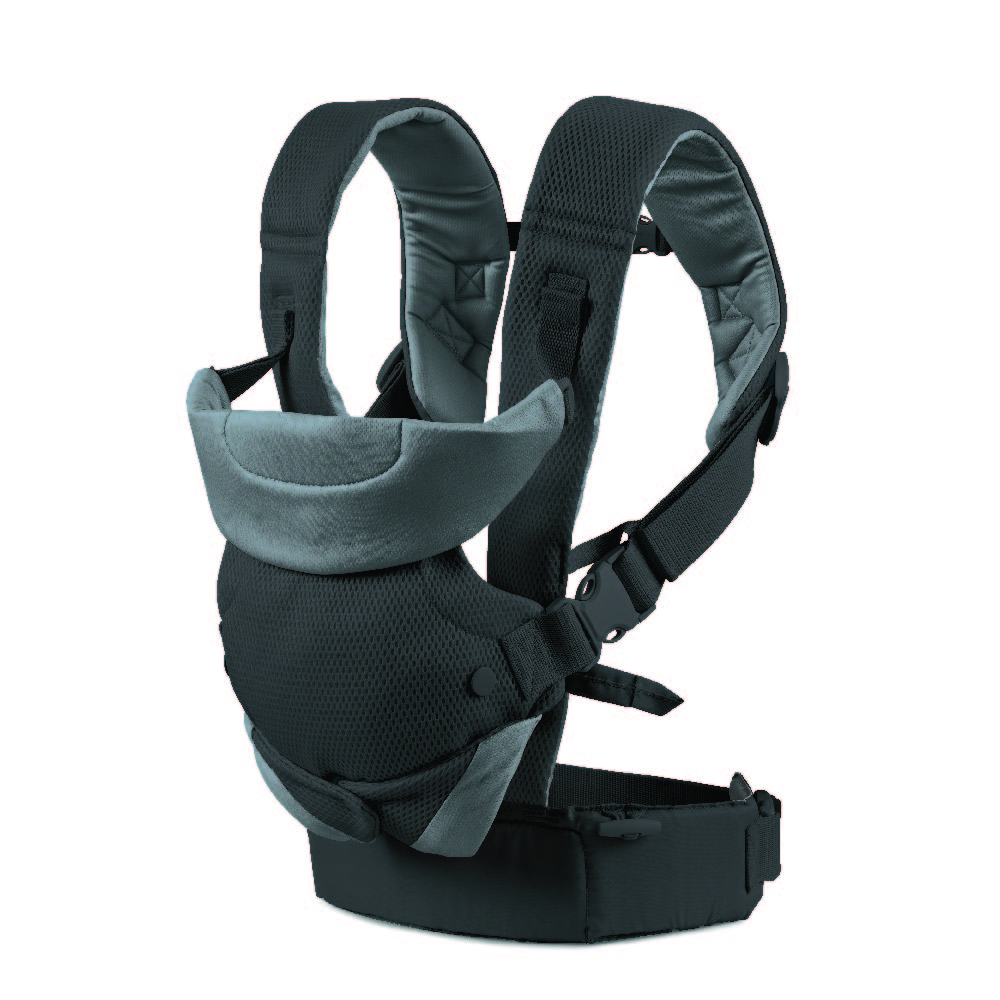 Infantino - Flip 4-in-1 Light And Airy Convertible Baby Carrier - Black
