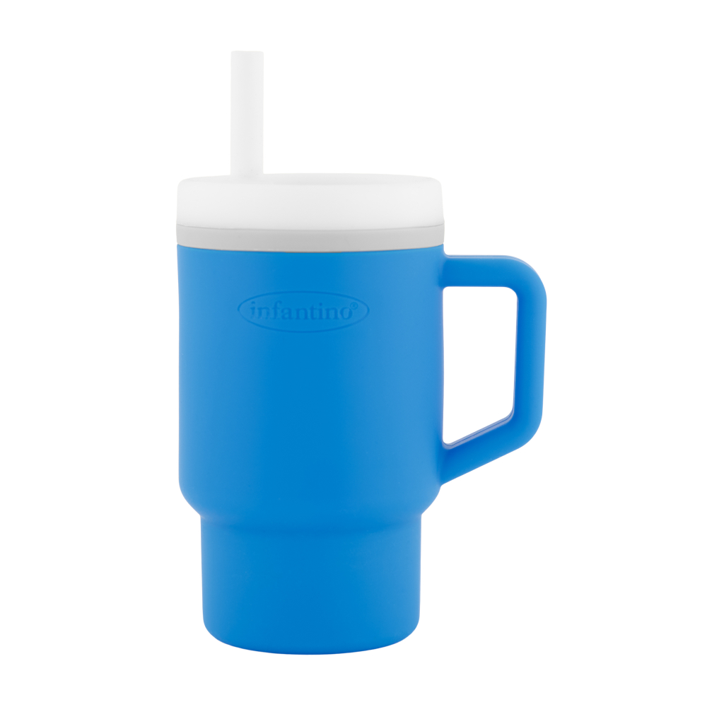 Infantino - My 1st Tumbler With Leak-Resistant & Straw - Blue