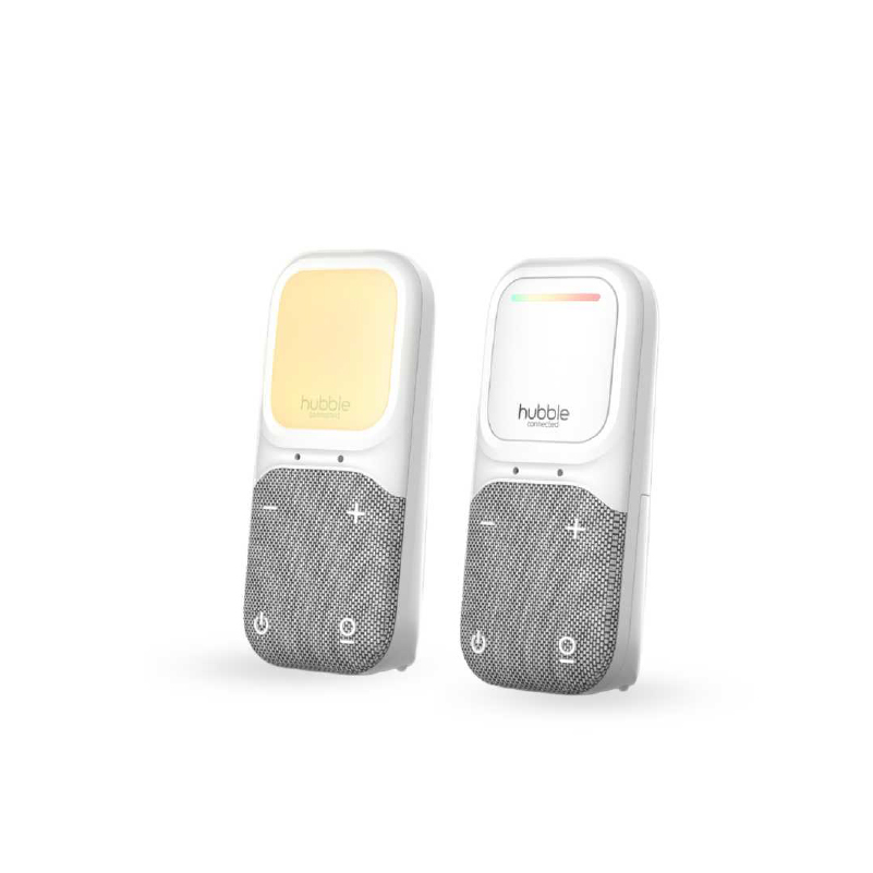 Hubble - Connected Night Light Sense Glow Audio Baby Monitor - White