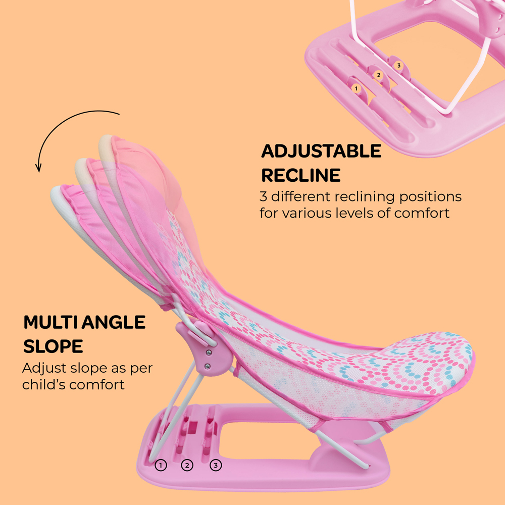 مون - حوض استحمام للأطفال -شاور مي- - زهري