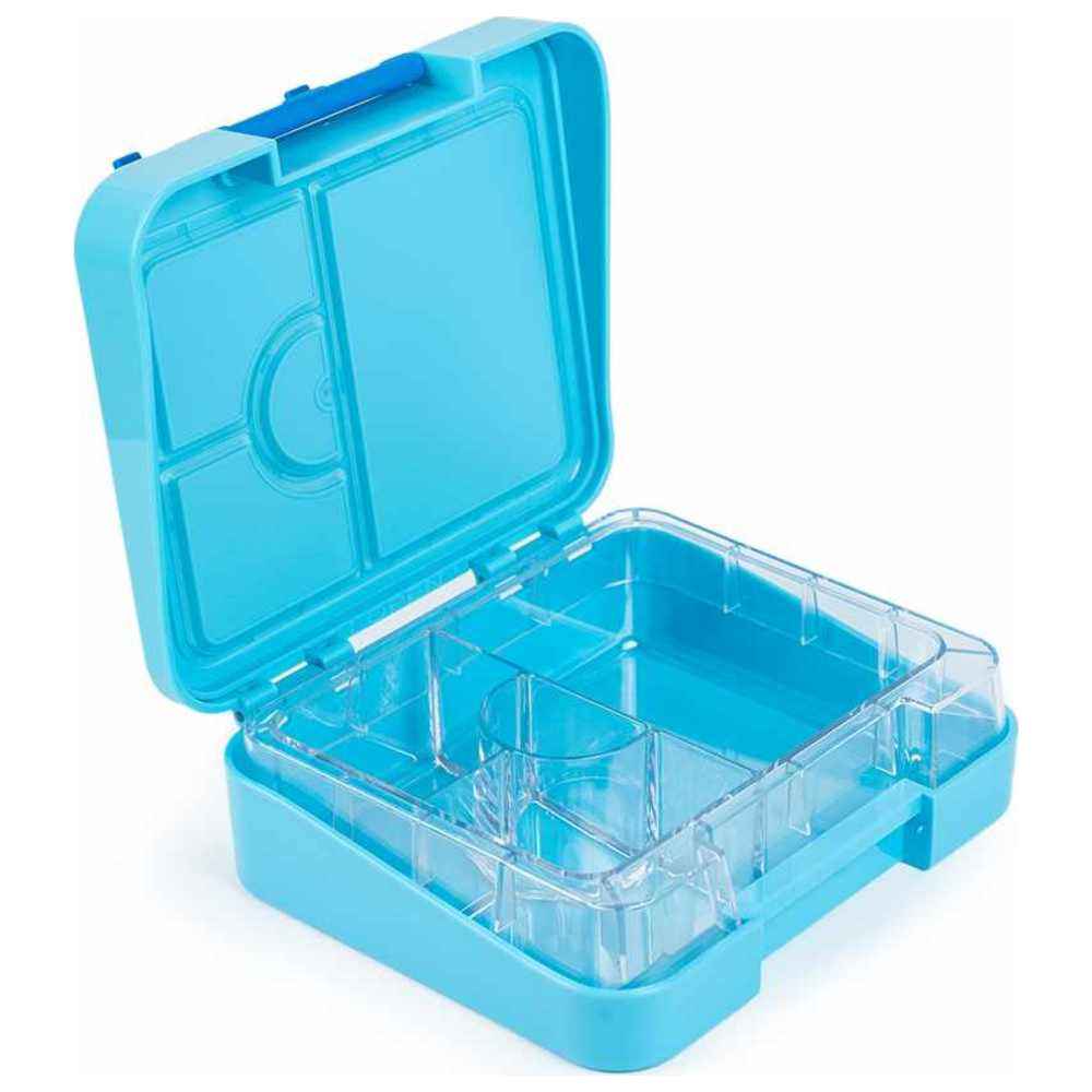 بون بون - صندوق غداء صغير مانع للتسرب 4 أقسام - لعبة دينو