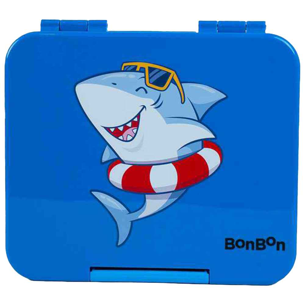 BonBon - Elite Mini 4 Compartment Leakproof Lunchbox - Summer Shark