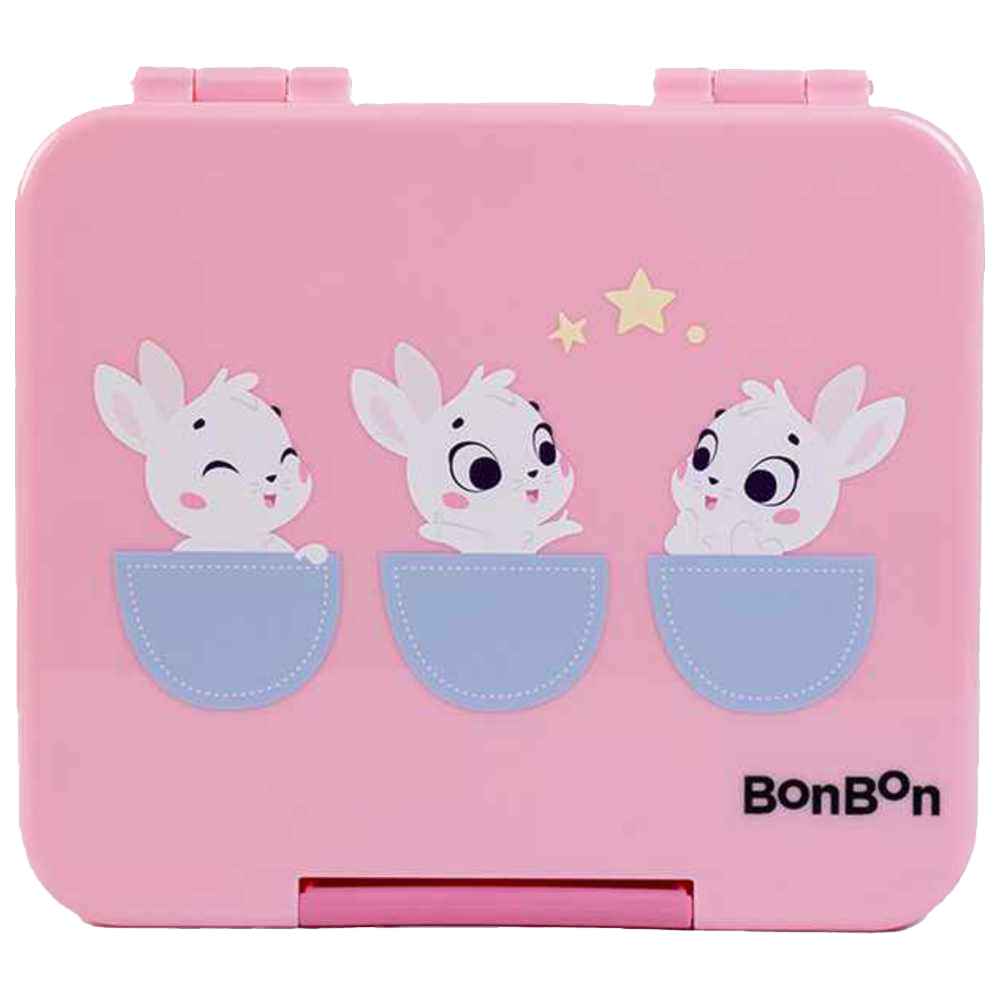 BonBon - Elite Mini 4 Compartment Leakproof Lunchbox - The Bunnies